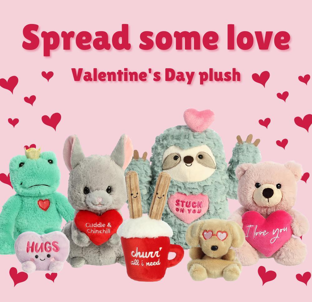 Valentine's day plush Animals